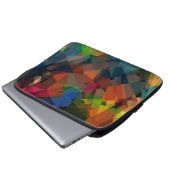 Modernes geometrisches Muster 15 der Laptopschutzhülle (Vorne Knopf)