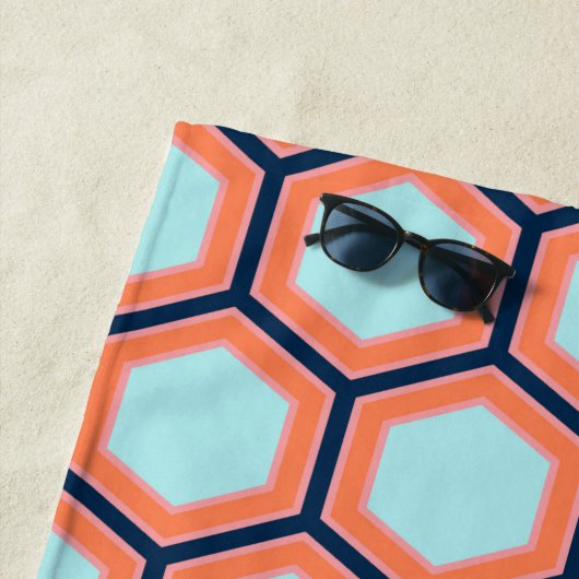 Modernes geometrisches Muster #28 Strandtuch (Beispiel)