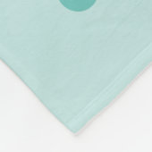 Modernes geometrisches Muster 6 Fleecedecke (Ecke)