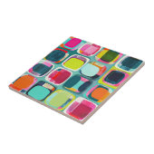 Modernes geometrisches Muster aus dem Mittelalter  Fliese (Seite)