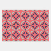 Modernes geometrisches Muster aus dem Mittelalter Geschenkpapier Set (Vorderseite 3)