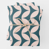 Modernes geometrisches Muster aus dem Mittelalter  Geschenkpapier Set (Beispiel)