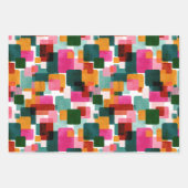 Modernes geometrisches Muster aus dem Mittelalter Geschenkpapier Set (Vorderseite 3)