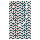 Modernes geometrisches Muster aus dem Mittelalter Kleine Geschenktüte (Vorderseite)