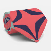 Modernes geometrisches Muster aus dem Mittelalter  Krawatte (Gerollt)