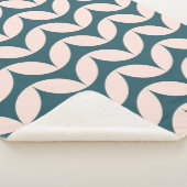 Modernes geometrisches Muster aus dem Mittelalter  Sherpadecke (3/4)