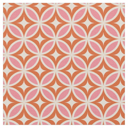 Modernes geometrisches Muster aus dem Mittelalter Stoff (Nahaufnahme)