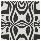 Modernes geometrisches Muster aus Ethnisch-Schwarz Stoff (Nahaufnahme)