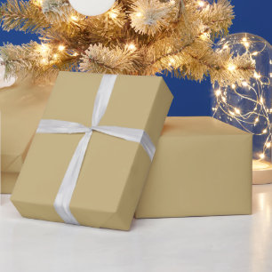 Modernes geometrisches Muster aus Gold und Weiß Geschenkpapier