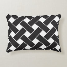 Modernes, geometrisches Muster aus Schwarz und Wei