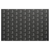 Modernes, geometrisches Muster aus Schwarz und Wei Stoff (Fat Quarter (45,7 x 55,9 cm))