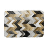 Modernes geometrisches Muster Bath Mat Badematte (Vorderseite)
