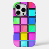 Modernes geometrisches Muster Case-Mate iPhone Hülle (Rückseite)