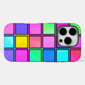 Modernes geometrisches Muster Case-Mate iPhone Hülle (Rückseite (Horizontal))