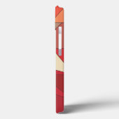 Modernes geometrisches Muster Case-Mate iPhone Hülle (Rückseite / Links)