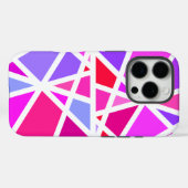 Modernes geometrisches Muster Case-Mate iPhone Hülle (Rückseite (Horizontal))