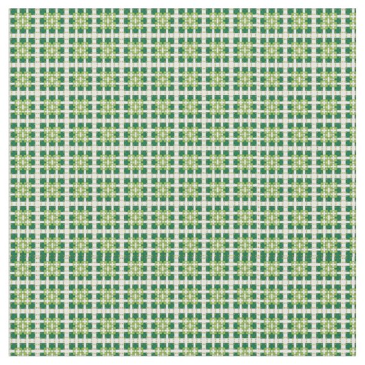 Modernes geometrisches Muster der grünen Wälder Stoff (Nahaufnahme)