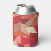 Modernes geometrisches Muster Dosenkühler (Kanne Vorderseite)