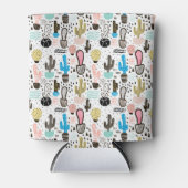 Modernes geometrisches Muster Dosenkühler (Vorderseite)