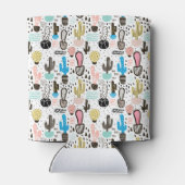 Modernes geometrisches Muster Dosenkühler (Rückseite)