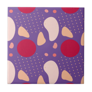 Modernes geometrisches Muster Fliese