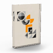 Modernes geometrisches Muster Fotoblock (Links)
