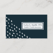 Modernes geometrisches Muster für Abstrakte Punkte Visitenkarte (Vorderseite)