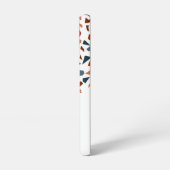 Modernes geometrisches Muster für Monogramm Samsung Galaxy Hülle (Linke Seite)