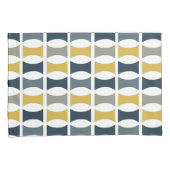 Modernes geometrisches Muster für Mustard der Mari Kissenbezug (Vorderseite-Rechts)