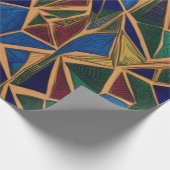 Modernes geometrisches Muster Geschenkpapier (Ecke)