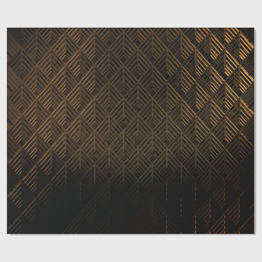 Modernes geometrisches Muster Geschenkpapier (Flach)