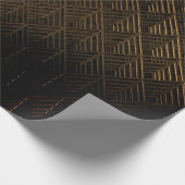 Modernes geometrisches Muster Geschenkpapier (Ecke)