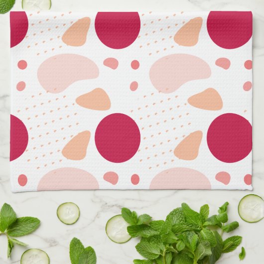 Modernes geometrisches Muster Geschirrtuch (Gefaltet)