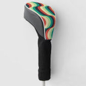 Modernes geometrisches Muster Golf Headcover (angewinkelt)