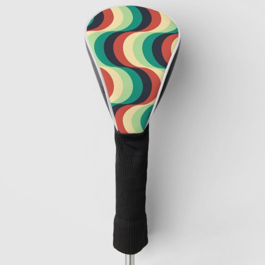 Modernes geometrisches Muster Golf Headcover (Vorderseite)