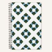 Modernes geometrisches Muster in naturlich Inspiri Notizblock (Vorderseite)