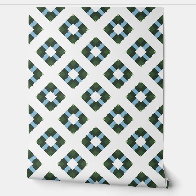 Modernes geometrisches Muster in naturlich Inspiri Tapete (Abrollen)