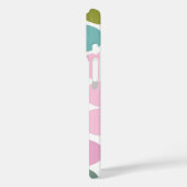 Modernes geometrisches Muster in Niedlichen Frühli Case-Mate iPhone Hülle (Rückseite / Links)