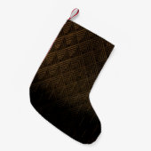 Modernes geometrisches Muster Kleiner Weihnachtsstrumpf (Vorderansicht (hängend))