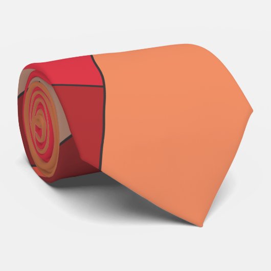 Modernes geometrisches Muster Krawatte (Gerollt)