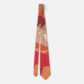 Modernes geometrisches Muster Krawatte (Rückseite)