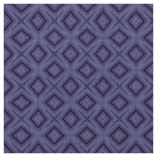 Modernes geometrisches Muster lila und grau Stoff (Muster)