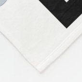 Modernes geometrisches Muster mehrfarbig Fleecedecke (Ecke)