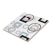 Modernes geometrisches Muster mehrfarbig Fliese (Seite)