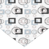 Modernes geometrisches Muster mehrfarbig Tischdecke (Schrägansicht)