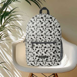 Modernes geometrisches Muster mit metallischen Akz Bedruckter Rucksack<br><div class="desc">Modern geometrisches Mustergeflecht - Mit unserem Modern Geometric Pattern Backpack, einer Mischung aus zeitgenössischem Design und Funktionalität, steigern Sie Ihren Stil. Dieser elegante Rucksack ist in Schwarz-Weiß geometrisch gestaltet und beeindruckt durch seine Vielseitigkeit. Er eignet sich perfekt für jeden Anlass - von der Schule über die Arbeit bis hin zu...</div>
