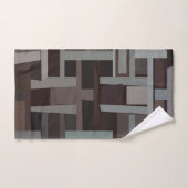 Modernes geometrisches Muster Mitte des Jahrhunder Badhandtuch Set (Handtuch)