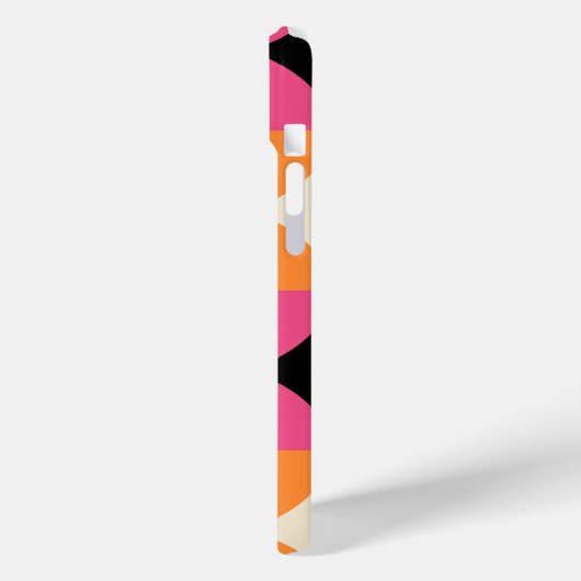 Modernes geometrisches Muster Mitte des Jahrhunder Case-Mate iPhone Hülle (Rückseite / Links)