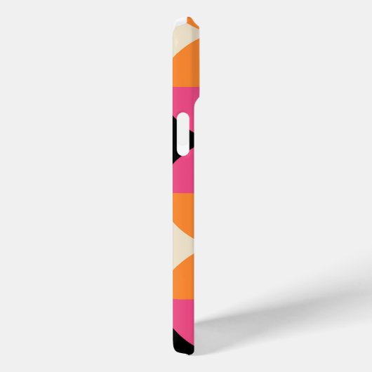 Modernes geometrisches Muster Mitte des Jahrhunder Case-Mate iPhone Hülle (Rückseite / Rechts)