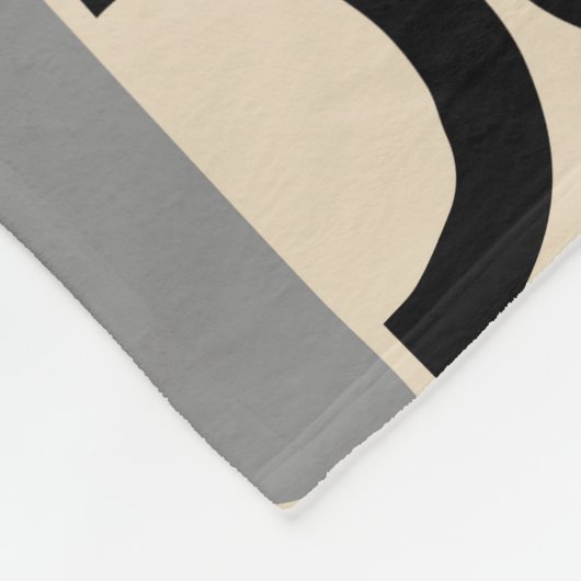 Modernes geometrisches Muster Mitte des Jahrhunder Fleecedecke (Ecke)